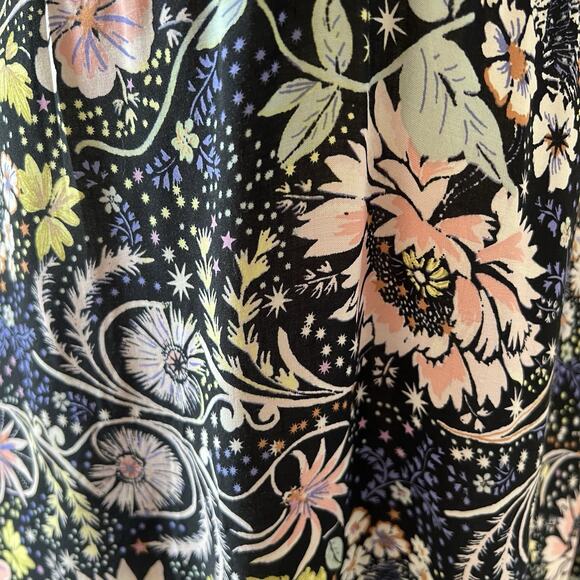 Intimately Free People Slip Dress Sz XS Longwood Sheer Floral Print OB750515 - Picture 6 of 11